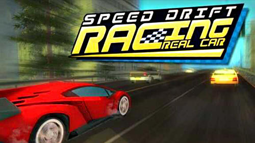 Real car speed drift racing poster