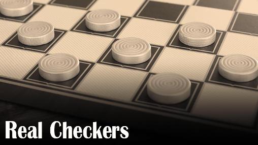 Real checkers poster