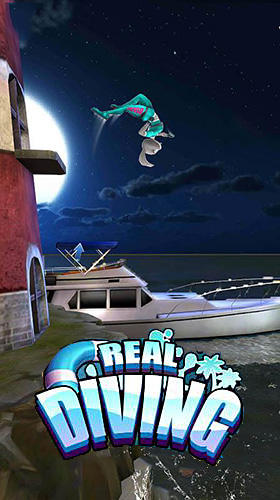 Real diving 3D poster