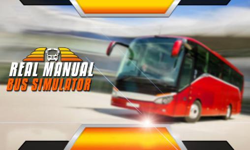 Real manual bus simulator 3D poster