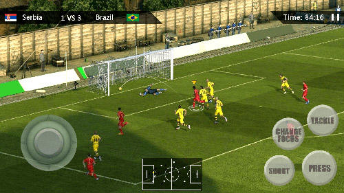 Real soccer league simulation game screenshot 2