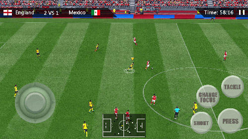 Real soccer league simulation game screenshot 3