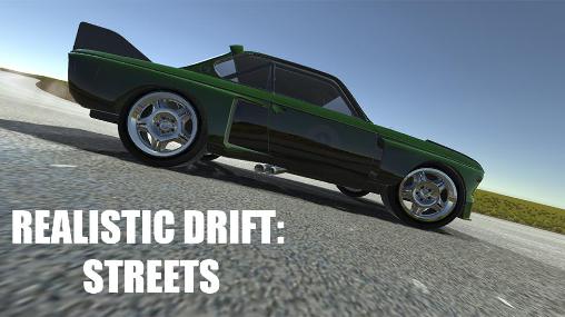 Realistic drift: Streets poster