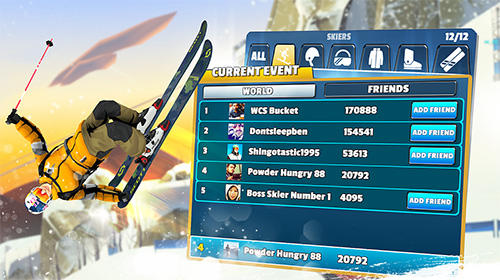 Red Bull free skiing screenshot 1