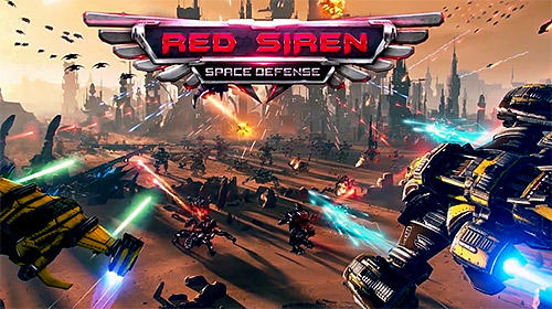 Red siren: Space defense poster