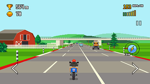 Retro highway screenshot 2