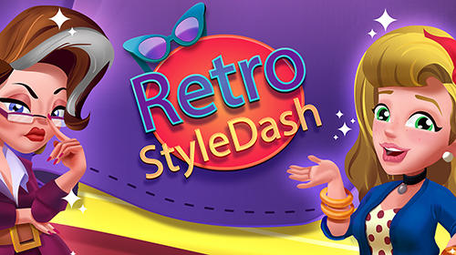 Retro style dash: Fashion shop simulator game poster