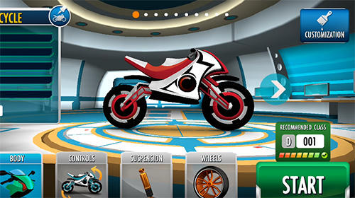 Rider: Space bike racing game online screenshot 5