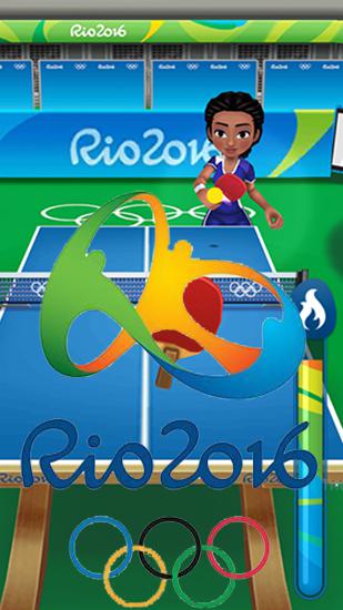 Rio 2016: Olympic games. Official mobile game poster