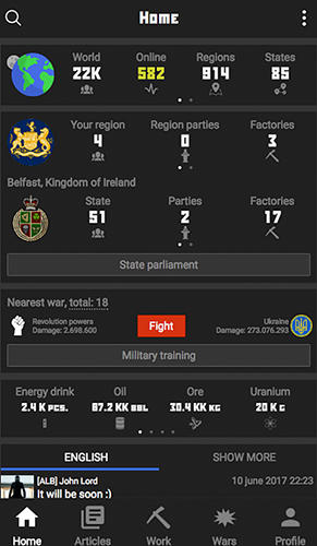Rival regions: World strategy of war and politics screenshot 1