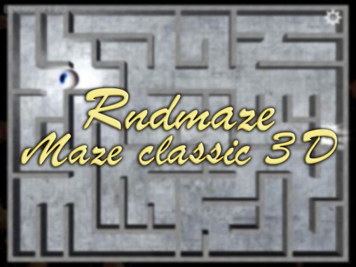 Rndmaze: Maze classic 3D poster