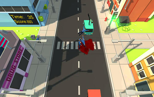 Road cross: Bloody hell arcade screenshot 2