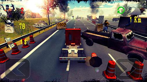 Road fury: Zombies 3D screenshot 1