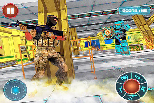 Robots war space clash mission screenshot 2