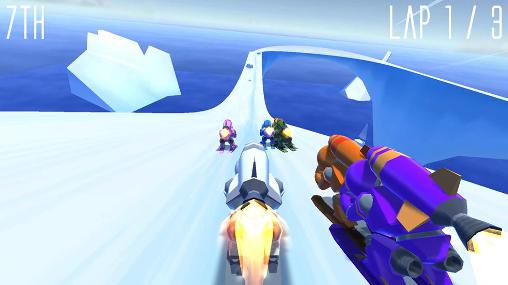 Rocket ski racing screenshot 3