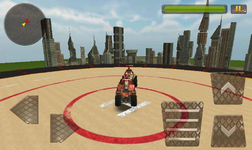 Rooftop demolition derby 3D screenshot 2
