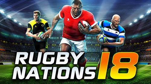 Rugby nations 18 poster