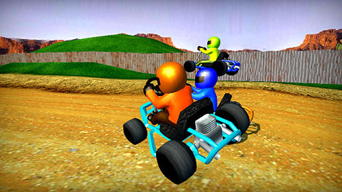 Rush kart racing 3D screenshot 2