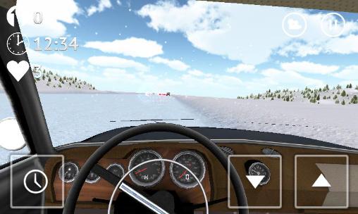 Russian snow traffic racer screenshot 3