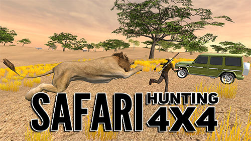 Safari hunting 4x4 poster