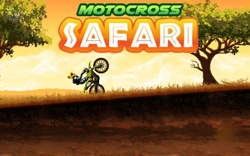 Safari motocross racing poster
