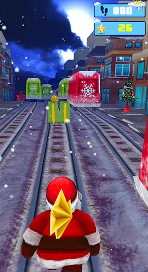Santa runner: Xmas subway surf screenshot 2