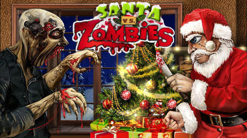 Santa vs zombies poster