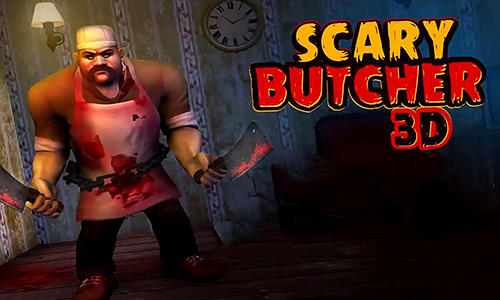 Scary butcher 3D poster