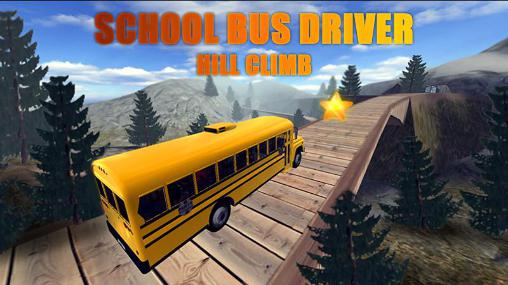 School bus driver: Hill climb poster