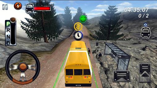 School bus driver: Hill climb screenshot 1
