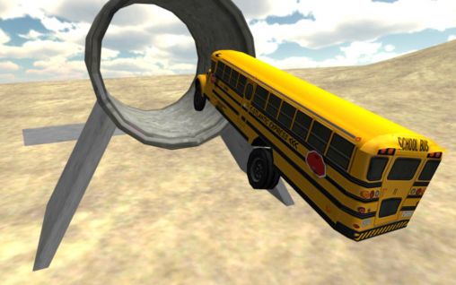 School bus driving 3D screenshot 2