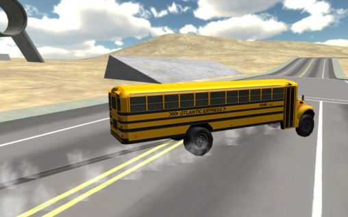 School bus driving 3D screenshot 3
