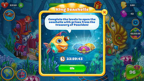 Seascapes: Trito's match 3 adventure screenshot 1