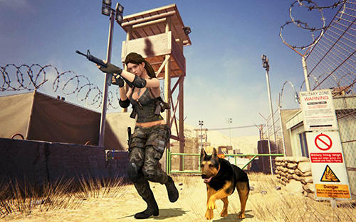 Secret agent Lara: Frontline commando TPS screenshot 2