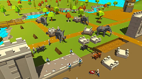Security wall construction game screenshot 2