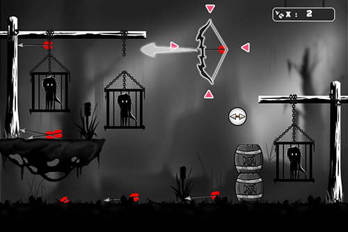 Shadow archer fight: Bow and arrow games screenshot 1