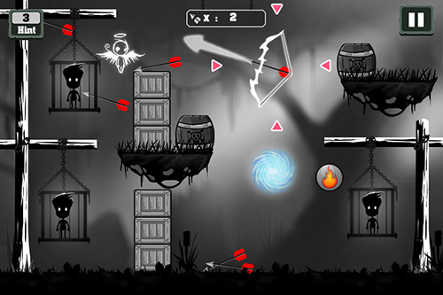 Shadow archer fight: Bow and arrow games screenshot 2