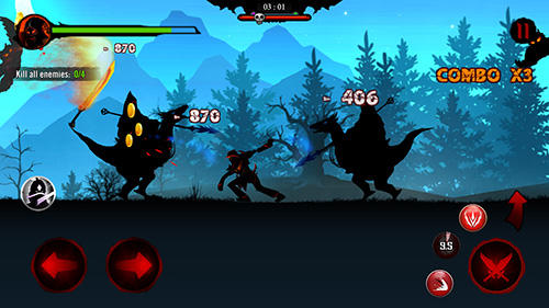 Shadow stickman: Dark rising. Ninja warriors screenshot 1