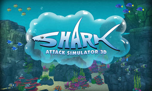 Shark attack simulator 3D poster