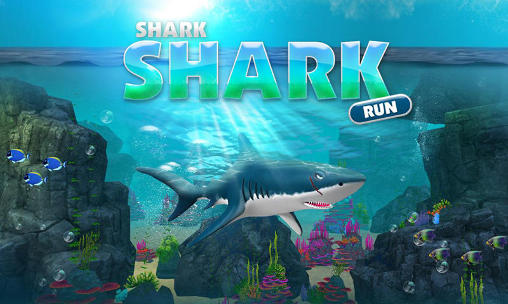Shark shark run poster