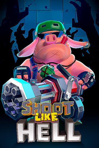 Shoot like hell: Zombie poster
