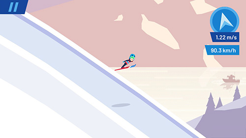 Ski jump challenge screenshot 1