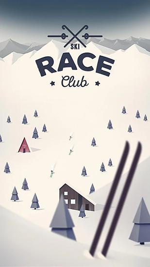 Ski race club poster