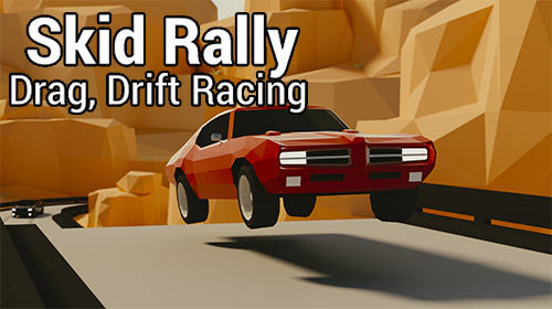 Skid rally: Drag, drift racing poster