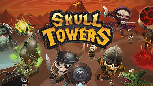 Skull towers: Castle defense poster