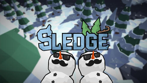 Sledge: Snow mountain slide poster