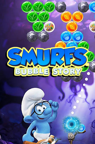 Smurfs bubble story poster