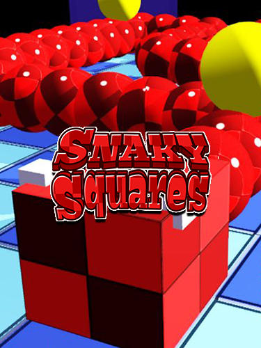 Snaky squares poster