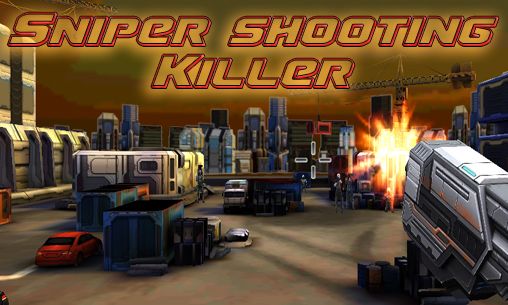 Sniper shooting. Killer. poster