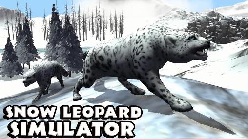 Snow leopard simulator poster